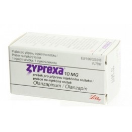 Зипрекса (Zyprexa) 10 мг, 1 флакон