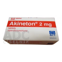 Акинетон (Akineton) 2 мг, 50 таблеток