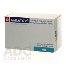 Амлатор (Amlator) 20 мг/5 мг, 90 таблеток