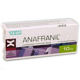 Анафранил (Anafranil) Тева 10 мг, 30 таблеток