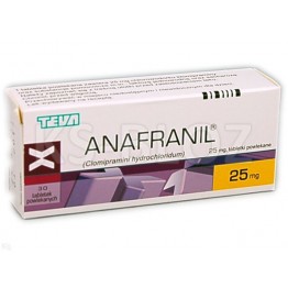 Анафранил (Anafranil) Тева 25 мг, 30 таблеток