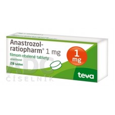 Анастрозол (Anastrozole) ratiopharm 1 мг, 28 таблеток