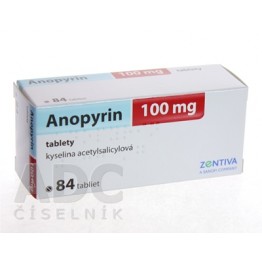 Анопирин (Anopyrin) 100 мг, 84 таблетки