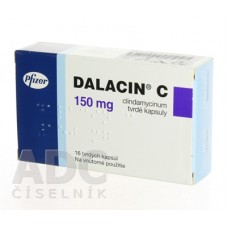 Далацин (Dalacin) 150 мг, 16 капсул