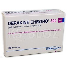 Депакин Хроно (Depakine Chrono) 300 мг, 30 таблеток