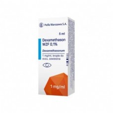 Дексаметазон (Dexamethason) WZF капли глазные 0.1% 1 мг/мл, 5 мл