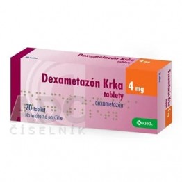 Дексаметазон (Dexamethasone) Krka 4 мг, 20 таблеток