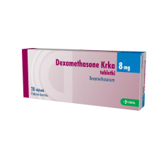 Дексаметазон (Dexamethasone) Krka 8 мг, 20 таблеток