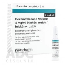 Дексаметазон (Dexamethasone) Noridem 4 мг/мл 2 мл, 10 ампул