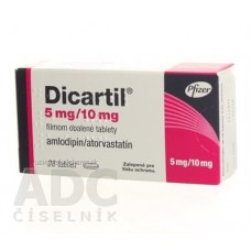 Дикатрил (Dicartil) 5 мг/10 мг, 28 таблеток
