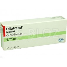 Дилатренд (Dilatrend) 6.25 мг, 30 таблеток
