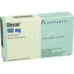 Диован (Diovan) 160 мг, 28 таблеток