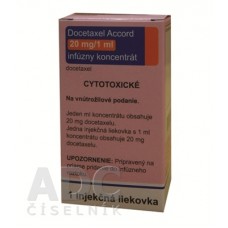 Доцетаксел (Docetaxel) Аккорд 20 мг/1 мл, 1 флакон