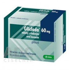 Гликлада (Gliclada) 60 мг, 90 таблеток