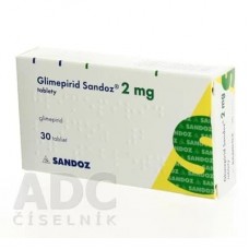 Глимепирид (Glimepirid) Sandoz 2 мг, 30 таблеток