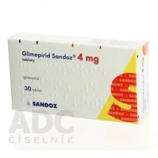 Глимепирид (Glimepirid) Sandoz 4 мг, 30 таблеток