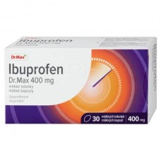 Ибупрофен Dr. Max 400 мг мягкие капсулы, 30 капсул, обезболивающее