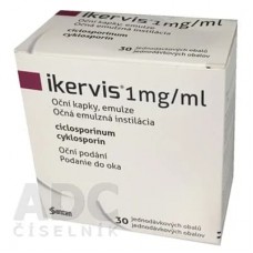 Икервис (Ikervis) капли глазные 1 мг/мл 0.3 мл, 30 шт