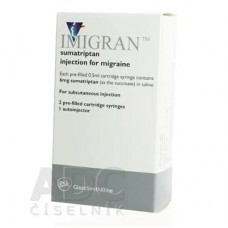 Имигран (Imigran) инъекции 6 мг/0.5 мл, 2 шт (автоинъектор)