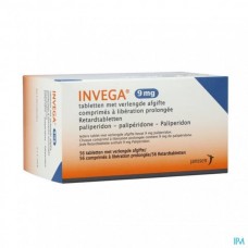 Инвега (Invega) 9 мг, 56 таблеток