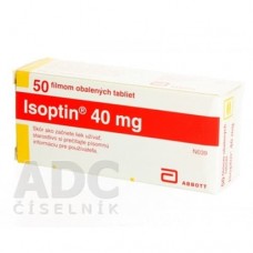 Изоптин (Isoptin) 40 мг, 50 таблеток