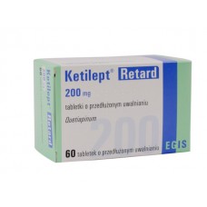 Кетилепт Ретард (Ketilept Retard) 200 мг, 60 таблеток