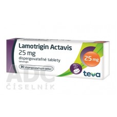 Ламотриджин (Lamotrigin) Актавис 25 мг, 30 таблеток