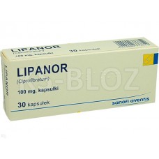 Липанор (Lipanor) 100 мг, 30 капсул