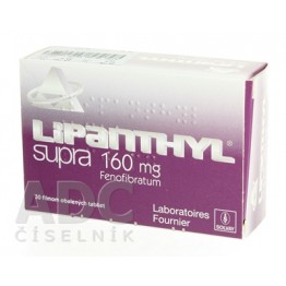 Липантил Супра (Lipanthyl Supra) 160 мг, 30 таблеток