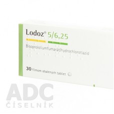 Лодоз (Lodoz) 5 мг/6.25 мг, 30 таблеток