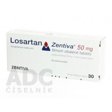 Лозартан (Losartan) Zentiva 50 мг, 30 таблеток