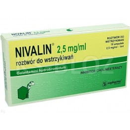 Нивалин (Nivalin) 2.5 мг/1 мл, 10 ампул