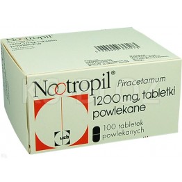 Ноотропил (Nootropil) 1200 мг, 100 таблеток