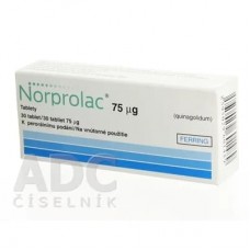Норпролак (Norprolac) 75 мкг, 30 таблеток