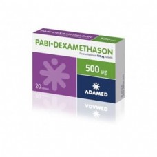 Паби-Дексаметазон (Pabi-Dexamethason) 0.5 мг, 20 таблеток