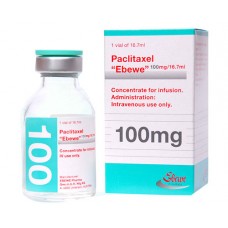 Паклитаксел (Paclitaxel) Эбеве 6 мг/мл конц. д/инф. 100 мг/16.7 мл, 1 флакон