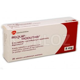 Реквип Модутаб (Requip Modutab) 8 мг, 28 таблеток
