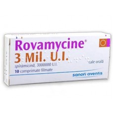 Ровамицин (Rovamycine) 3 млн. МЕ, 10 таблеток