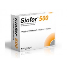 Сиофор (Siofor) 500 мг, 120 таблеток