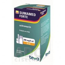 Сумамед Форте (Sumamed Forte) суспензия 200 мг/5 мл, 15 мл