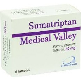 Суматриптан (Sumatriptan) Medical Valley 50 мг, 6 таблеток