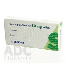 Суматриптан (Sumatriptan) Sandoz 50 мг, 6 таблеток
