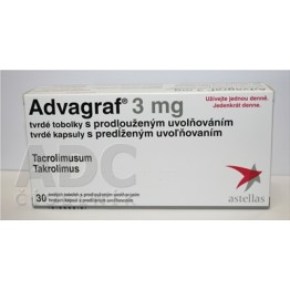 Адваграф (Advagraf) 3 мг, 30 капсул