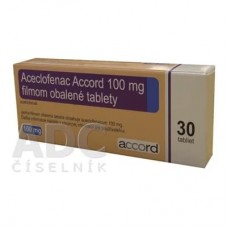 Ацеклофенак (Aceclofenac) Accord 100 мг, 30 таблеток