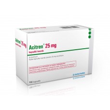 Ацитрен (Acitren) 25 мг, 100 капсул