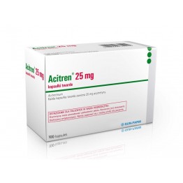 Ацитрен (Acitren) 25 мг, 100 капсул