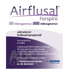 Эрфлюсал (Airflusal) Forspiro 50/500 мкг/доза, 60 доз