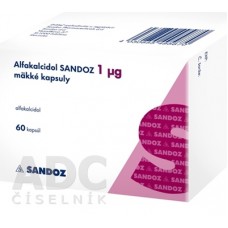 Альфакальцидол (Alfakalcidol) Sandoz 1 мкг, 60 капсул