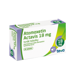 Атомоксетин (Atomoxetine) Actavis 18 мг, 28 капсул