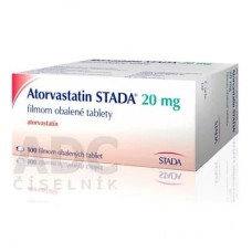 Аторвастатин (Atorvastatin) STADA 20 мг, 100 таблеток